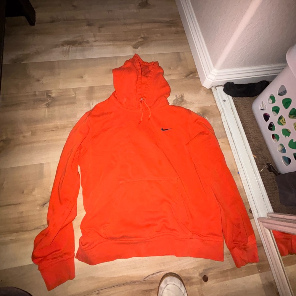 Nike Orange Hoodie - Picture 1 of 3
